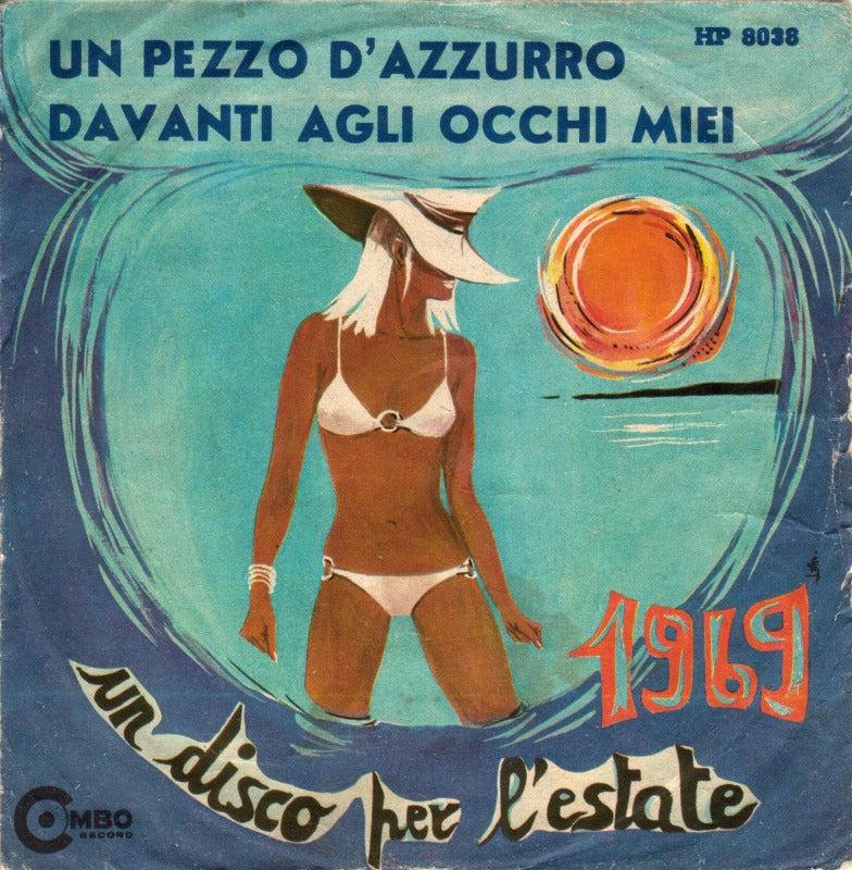 I Combos - Un Pezzo D'azzurro 03903 Vinyl Singles Vinyl Goed / Hoes Goed