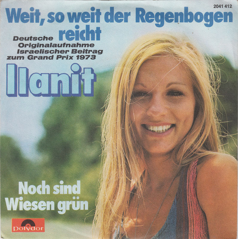 Ilanit - Weit, So Weit Der Regenbogen Reicht 17171 Vinyl Singles Vinyl Goed / Hoes Goed