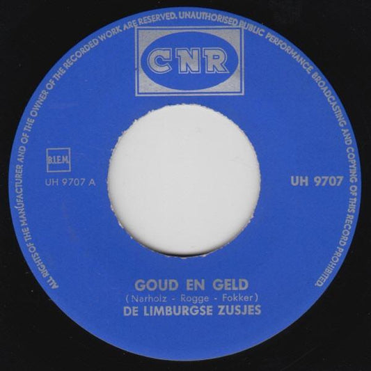 Limburgse Zusjes - Goud En Geld 16772 Vinyl Singles Vinyl Goed / Hoes Generic