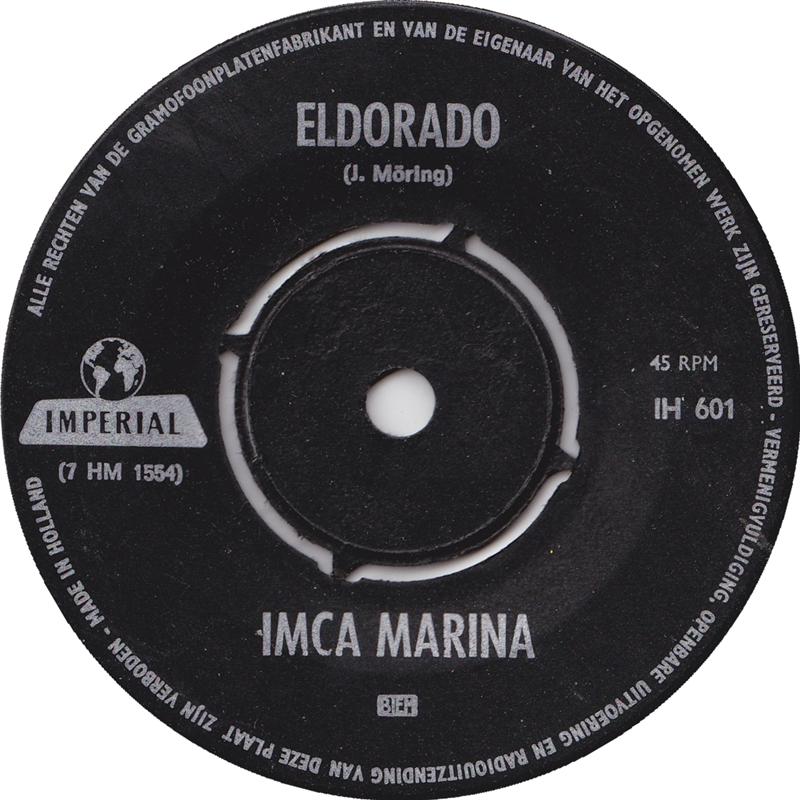Imca Marina - Eldorado 40014 Vinyl Singles Vinyl Goed / Hoes Generic