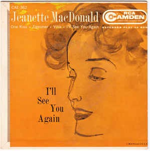 Jeanette MacDonald - I'll See You Again 17464 Vinyl Singles EP Vinyl Goed / Hoes Goed