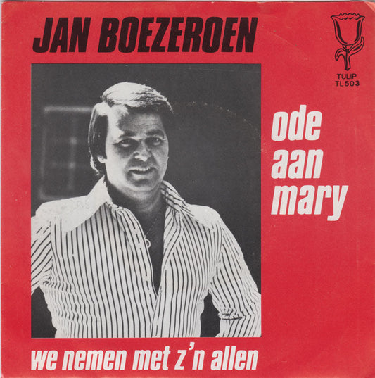 Jan Boezeroen - Ode Aan Mary Vinyl Singles Vinyl Goed / Hoes Goed