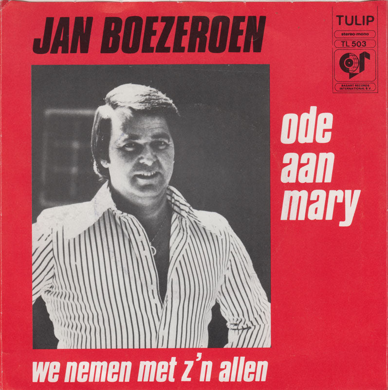 Jan Boezeroen - Ode Aan Mary Vinyl Singles Vinyl Goed / Hoes Goed