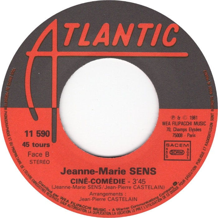 Jeanne Marie Sens - Je Donnerai Ma Voix 23909 Vinyl Singles Vinyl Goed / Hoes Goed