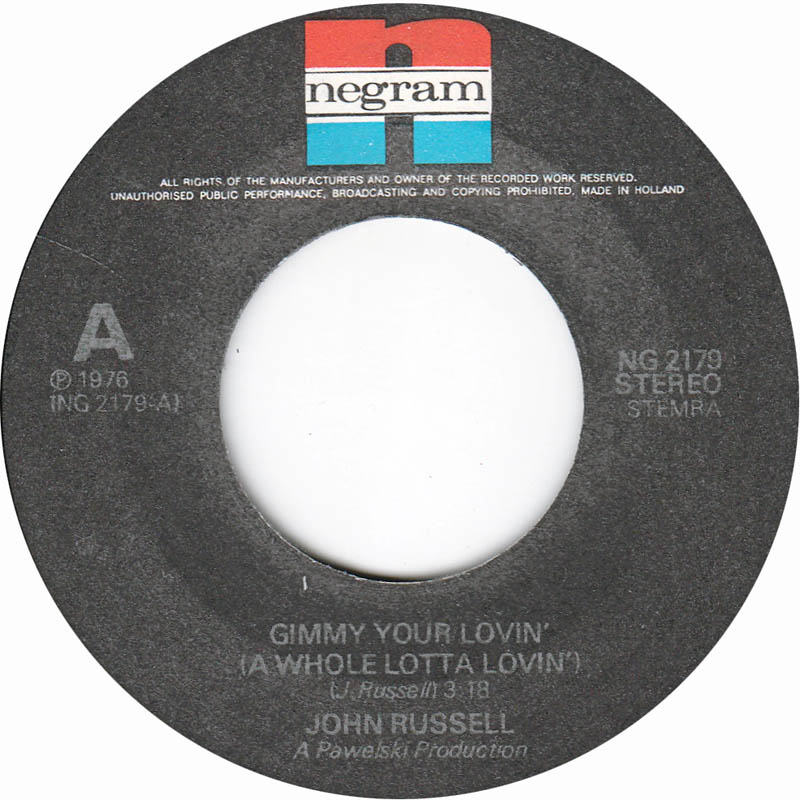 John Russell - Give Me Your Lovin' (Mr. Oldster) 02893