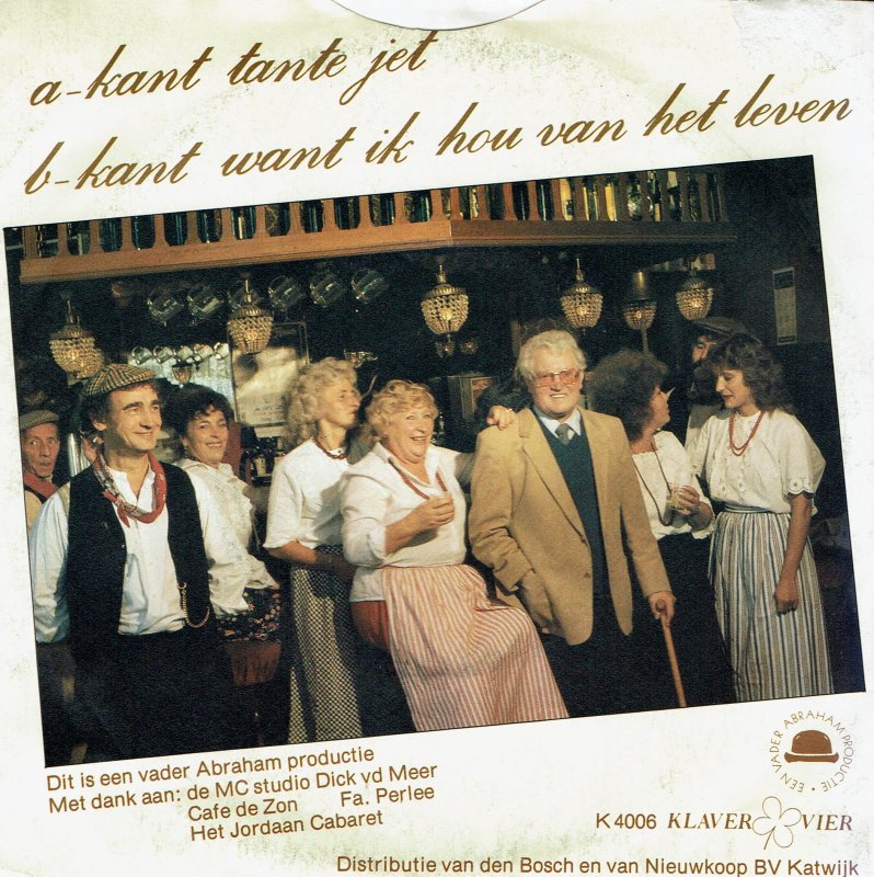 Johnny Jordaan - Tante Jet 34783 Vinyl Singles Vinyl Goed / Hoes Goed