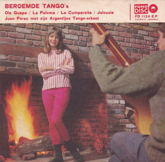 Juan Perez Con Su Orchestra - Beroemde Tango's 40059 Vinyl Singles Vinyl Goed / Hoes Goed