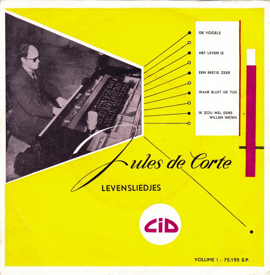 Jules de Corte - Levensliedjes Volume I 29605 Vinyl Singles EP Vinyl Goed / Hoes Goed
