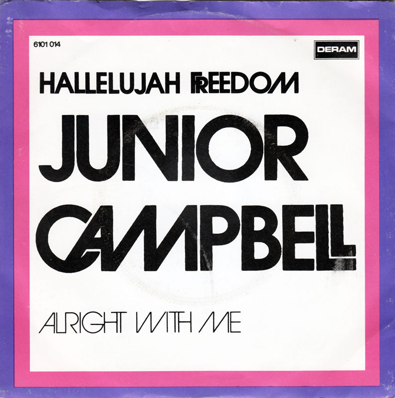 Junior Campbell - Hallelujah Freedom 15866 Vinyl Singles Vinyl Goed / Hoes Goed