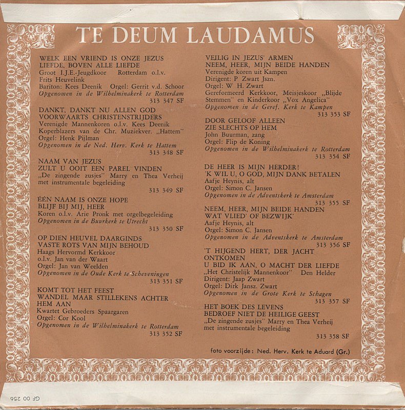 Kees Deenik - De Vreemdeling Van Galilea 05328 Vinyl Singles Vinyl Goed / Hoes Goed