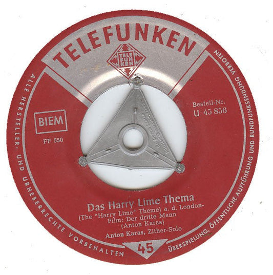 Anton Karas - Harry Lime Thema 02149 Vinyl Singles Vinyl Goed / Hoes Generic