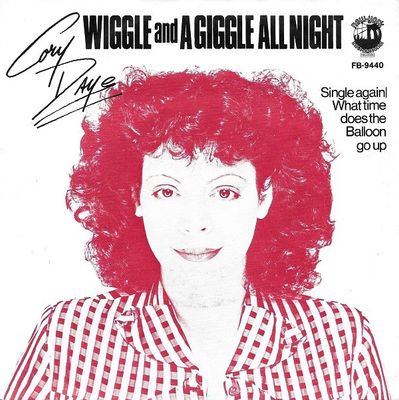 Cory Daye - Wiggle And A Giggle All Night Vinyl Singles Vinyl Zeer Goed / Hoesje Goed "VINYLSINGLES.NL"