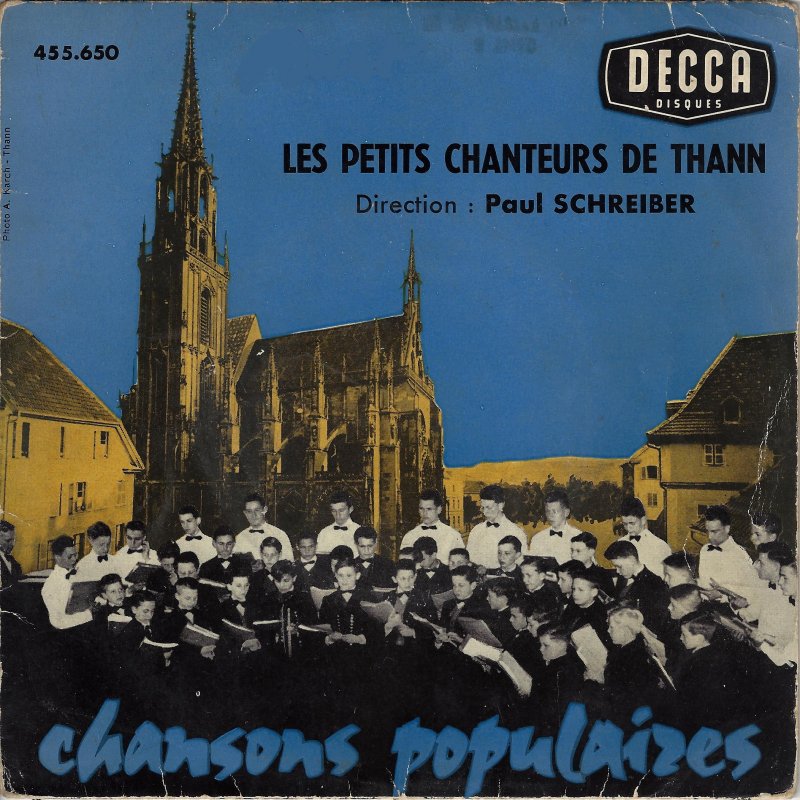 Les Compagnons Des Petits Chanteurs De Thann - Chansons Populaires 13714 Vinyl Singles EP Vinyl Goed / Hoes Goed
