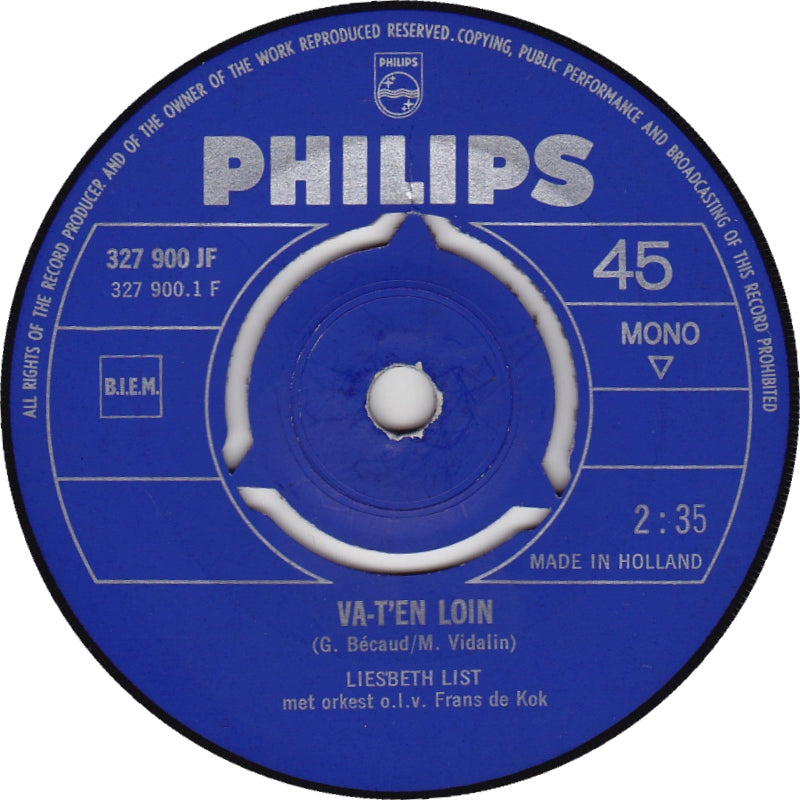 Liesbeth List - Va-t'en Loin 30442
