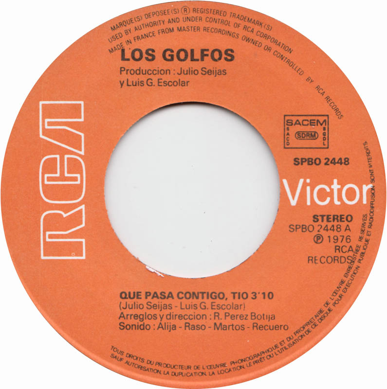 Los Golfos - Que Pasa Contigo, Tio 10013