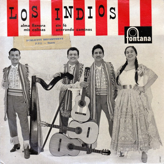 Los Indios - Alma Llanera 13859 Vinyl Singles EP Vinyl Goed / Hoes Goed