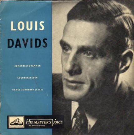 Louis Davids - Zomertelegrammen 13880 Vinyl Singles EP Vinyl Goed / Hoes Goed