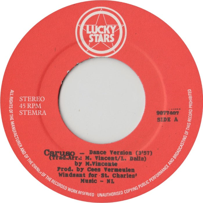 Lucky Stars - Caruso 29591 Vinyl Singles Vinyl Goed / Hoes Goed