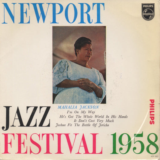Mahalia Jackson - Newport Jazz Festival 1958 34200 Vinyl Singles EP Vinyl Goed / Hoes Goed