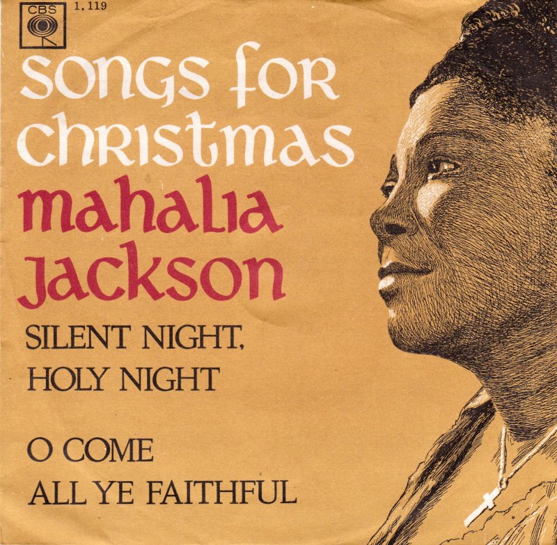 Mahalia Jackson - Silent Night, Holy Night 28869 Vinyl Singles Vinyl Goed / Hoes Goed