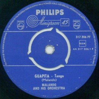 Malando And His Orchestra - Guapita 25016 Vinyl Singles Vinyl Goed / Hoes Goed