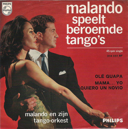 Malando En ZIjn Tango-Orkest - Ole Guapa 16722 29182 Vinyl Singles Vinyl Goed / Hoes Goed