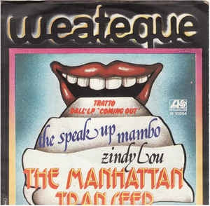Manhattan Transfer - The Speak Up Mambo 11738 Vinyl Singles Vinyl Goed / Hoes Goed