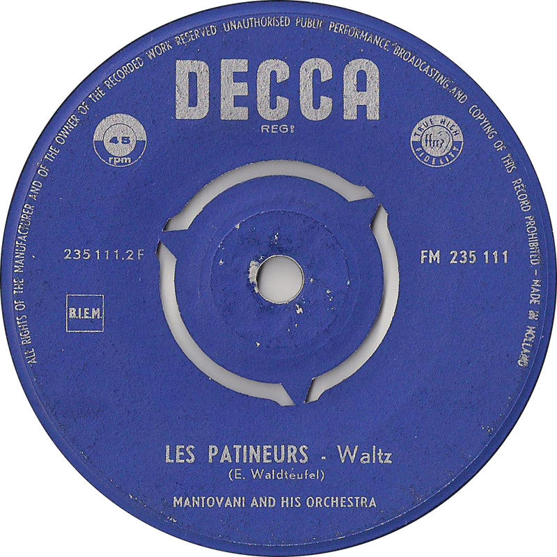 Mantovani And His Orchestra - Beautiful Dreamer 32252 Vinyl Singles Vinyl Goed / Hoes Goed