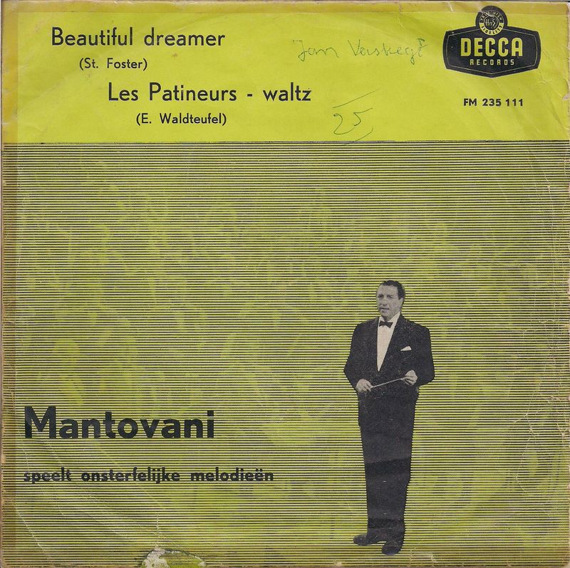 Mantovani And His Orchestra - Beautiful Dreamer 32252 Vinyl Singles Vinyl Goed / Hoes Goed