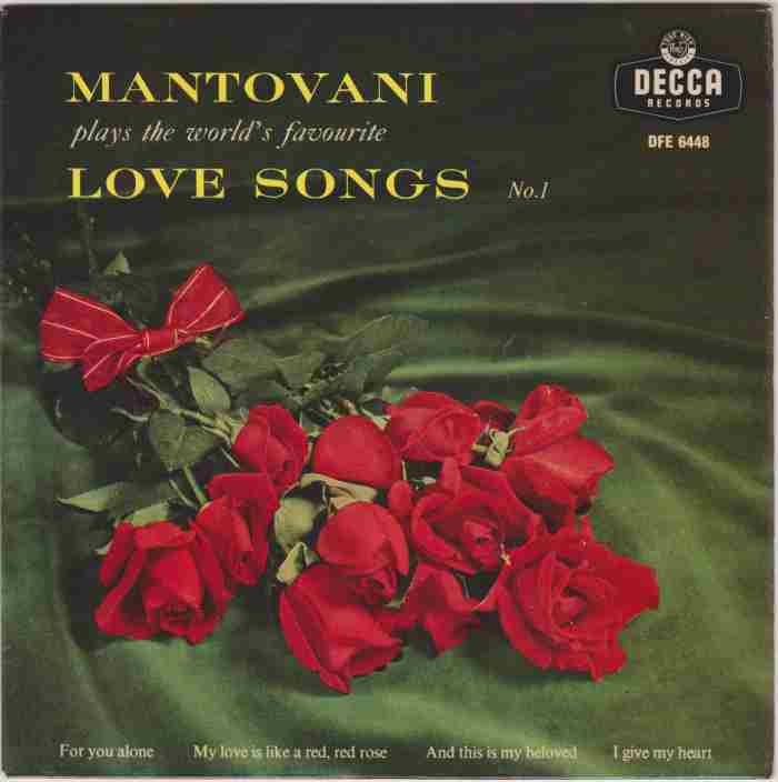 Mantovani And His Orchestra - Mantovani Plays The World's Favourite Love Songs No. 1 14823 Vinyl Singles EP Vinyl Goed / Hoes Goed