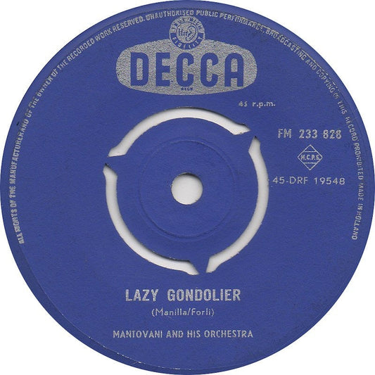 Mantovani And His Orchestra - Lonely Ballerina 09152 Vinyl Singles Vinyl Goed / Hoes Generic