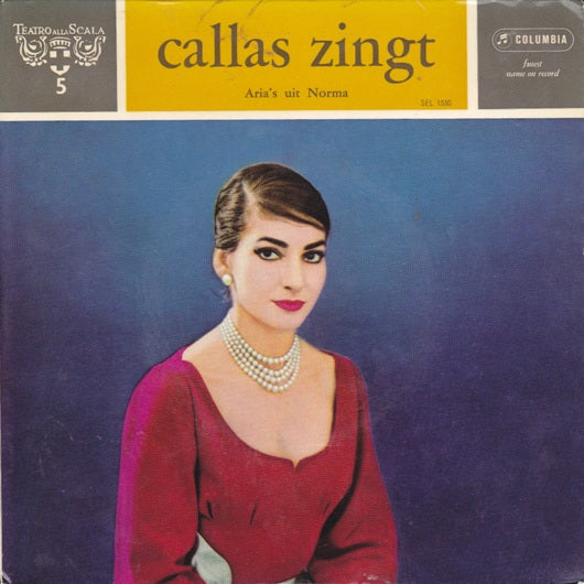 Maria Callas - Callas Zingt Aria's Uit Norma 14869 Vinyl Singles EP Vinyl Goed / Hoes Goed