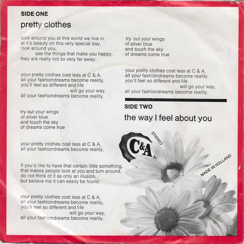 Sandy Coast - Pretty Clothes Vinyl Singles Vinyl Goed / Hoes Goed