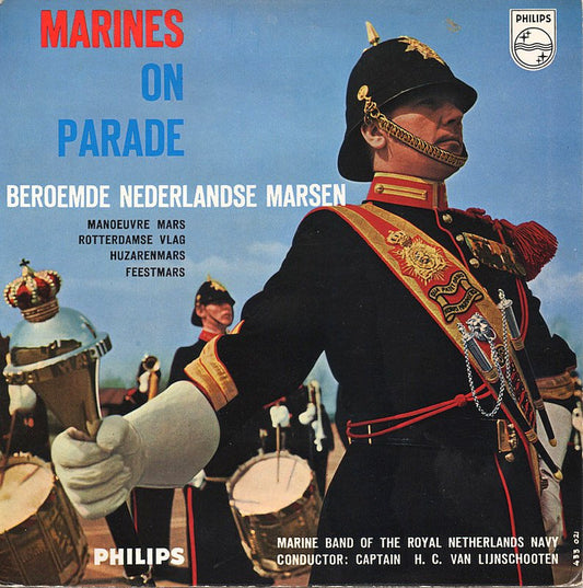Marinierskapel der Koninklijke Marine - Marines On Parade 02241 Vinyl Singles EP Vinyl Goed / Hoes Goed