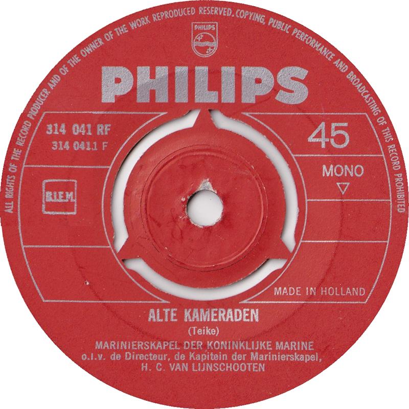 Marinierskapel Der Koninklijke Marine - Mariniers Op Mars 29230 Vinyl Singles Vinyl Goed / Hoes Goed