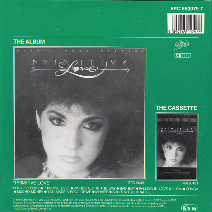 Miami Sound Machine - Words Get In The Way 13961 Vinyl Singles Vinyl Goed / Hoes Goed