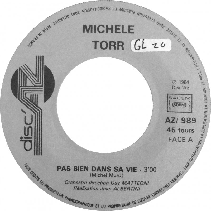 Michèle Torr – Pas Bien Dans Sa Vie 15357