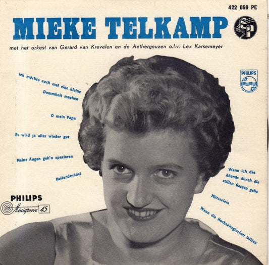 Mieke Telkamp - Mieke Telkamp (Potpourri) 30175 Vinyl Singles EP Vinyl Goed / Hoes Goed