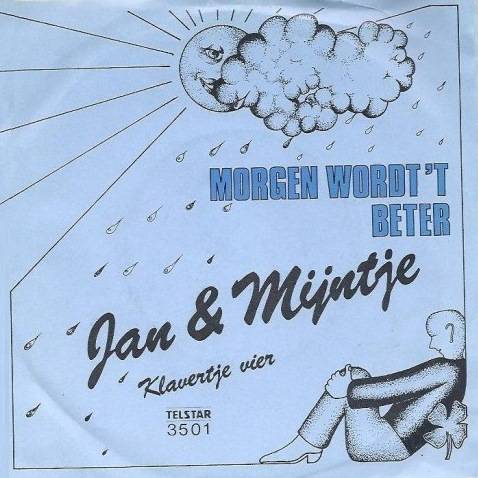 Jan & Mijntje - Morgen Word 'T Beter 24739 Vinyl Singles Vinyl Goed / Hoes Goed