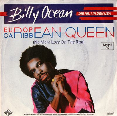 Billy Ocean - European Queen (No More Love On The Run) Vinyl Singles Vinyl Zeer Goed / Hoesje Goed "VINYLSINGLES.NL"