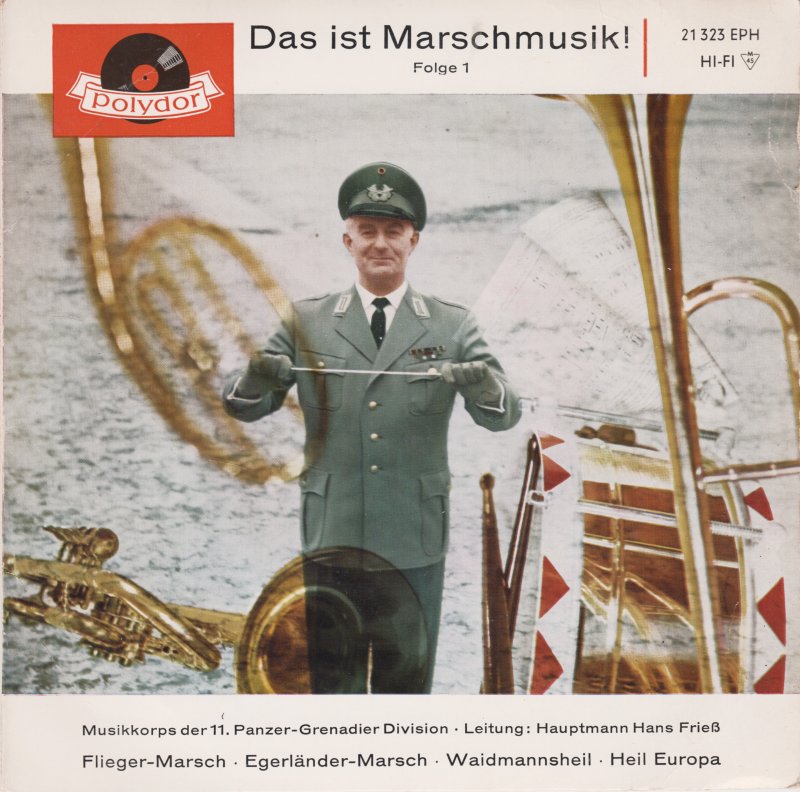 Musikkorps der 11. Panzer Grenadier Division - Das Ist Marschmusik! Folge 1 06034 Vinyl Singles EP Vinyl Goed / Hoes Goed