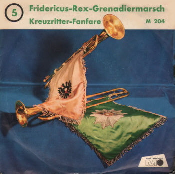 Musikkorps der Polizei-Dir. Lübeck - Kreuzritter-Fanfare 15814 Vinyl Singles Vinyl Goed / Hoes Goed