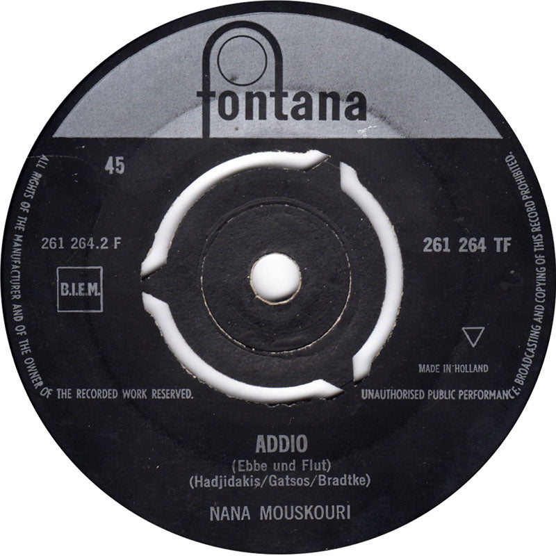 Nana Mouskouri - Weisse Rosen Aus Athen 38935 Vinyl Singles Vinyl Goed / Hoes Generic