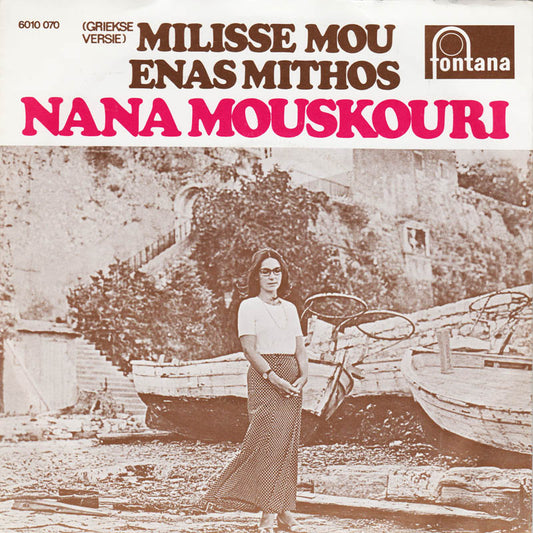 Nana Mouskouri - Milisse Mou 28706 Vinyl Singles Vinyl Goed / Hoes Goed