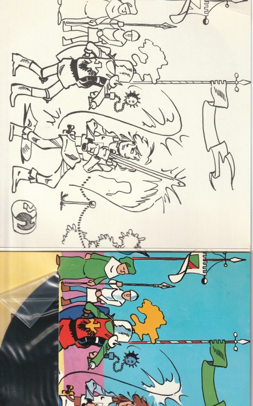 Ecoutons Et Dessinons Ensemble - Ivanhoe Vinyl Singles Vinyl Zeer Goed / Hoesje Goed "VINYLSINGLES.NL"