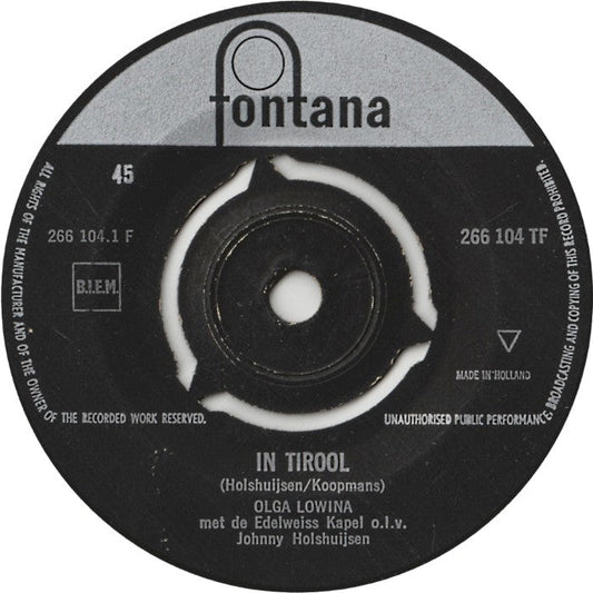 Olga Lowina - In Tirool 38867 Vinyl Singles Vinyl Goed / Hoes Generic