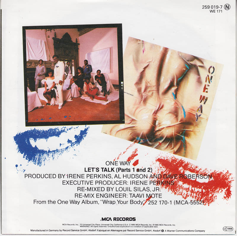 One Way - Let's Talk 29305 Vinyl Singles Vinyl Goed / Hoes Goed