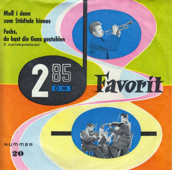 Orchester Onkel Tom’s Dixie Band - Muss I Den Zum Studtele Hinaus 03358 Vinyl Singles Vinyl Goed / Hoes Goed