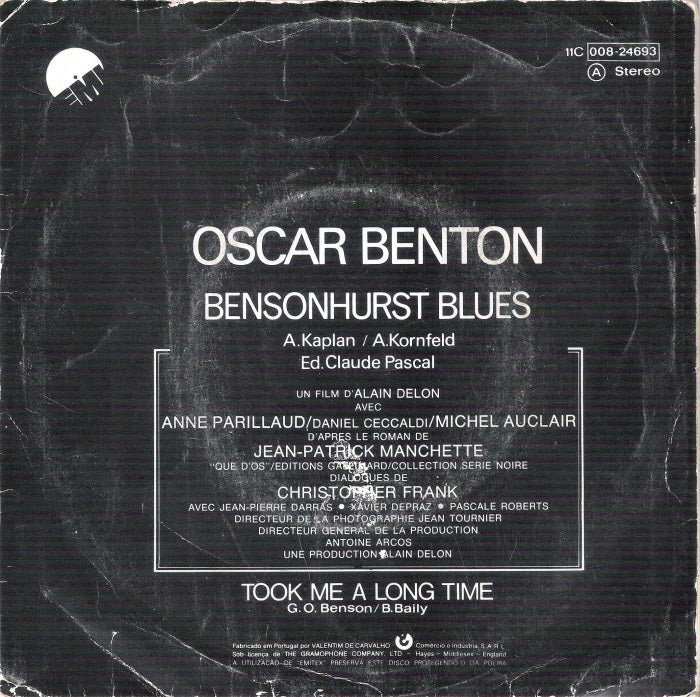 Alain Delon - Pour La Peau D'un Flic 16087 Vinyl Singles Vinyl Goed / Hoes Goed