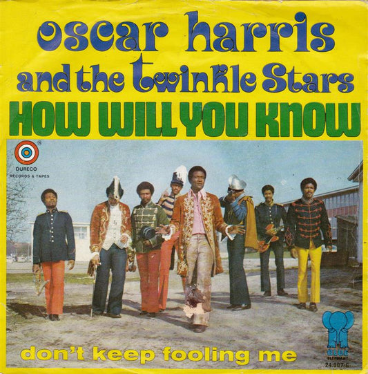 Oscar Harris And The Twinkle Stars - How Will You Know 07072 Vinyl Singles Vinyl Goed / Hoes Goed